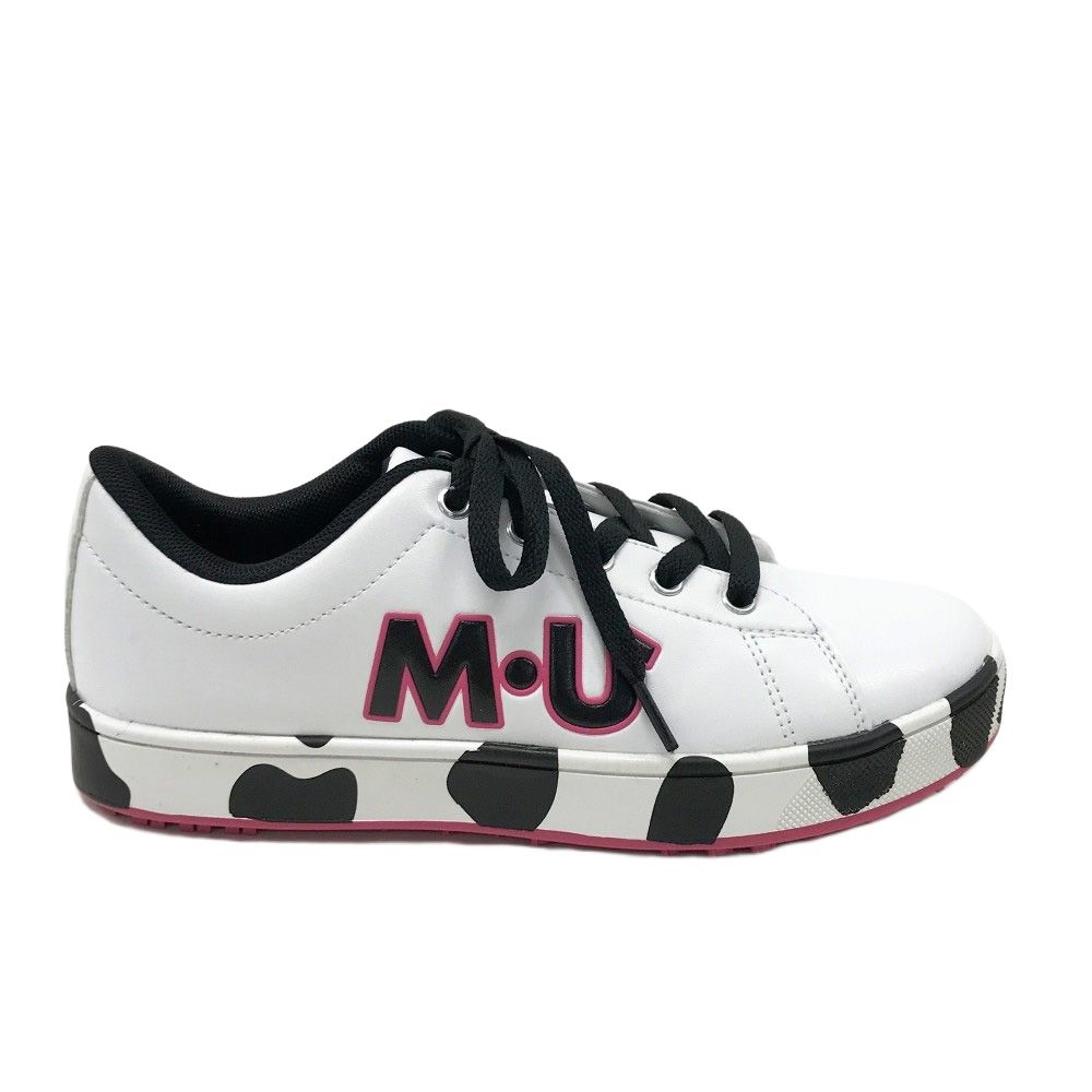 M.U SPORTS エムユースポーツ 703J6600 ゴルフシューズ ダルメシアン柄