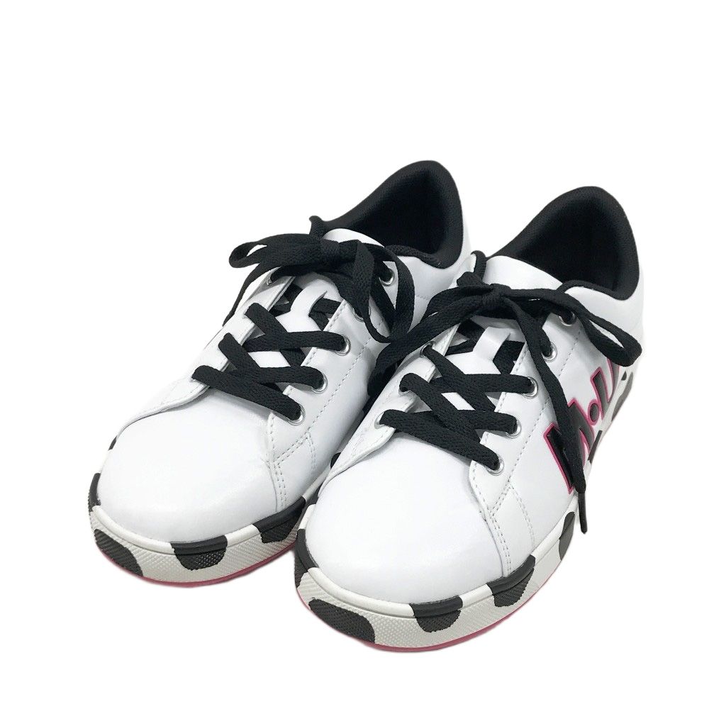 M.U SPORTS エムユースポーツ 703J6600 ゴルフシューズ ダルメシアン柄