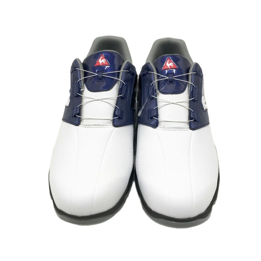 LE COQ GOLF ルコックゴルフ ダイヤル式 ソフトスパイクゴルフシューズ ホワイト系 28 cm ゴルフウェア メンズ ストスト