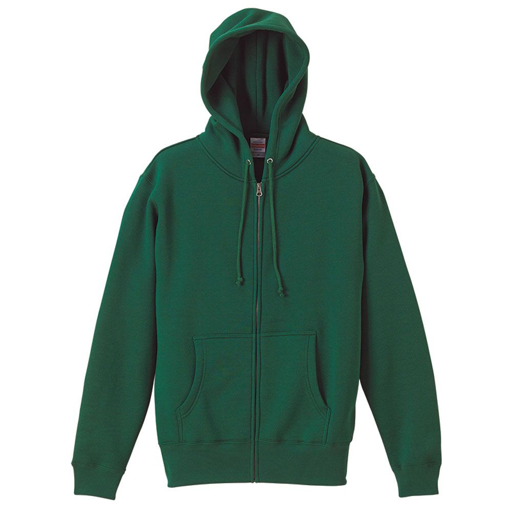 ユナイテッドアスレ UnitedAthle 12.7ozHWSフルzipパーカウラパイル