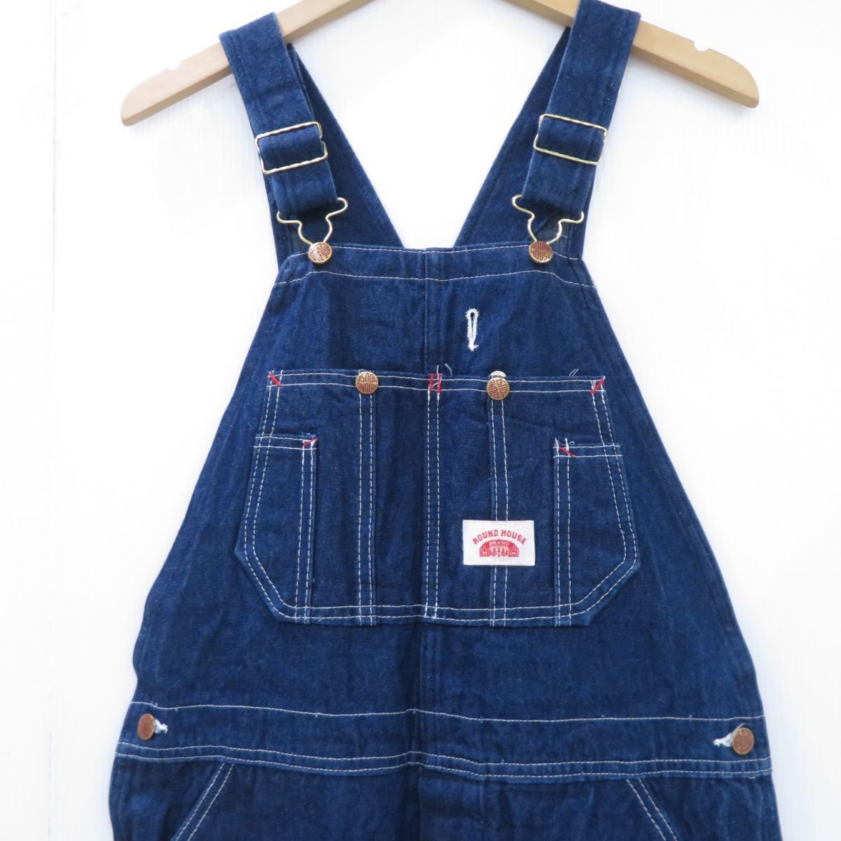 ROUND HOUSE ラウンドハウス 966 デニム オーバーオール サロペット