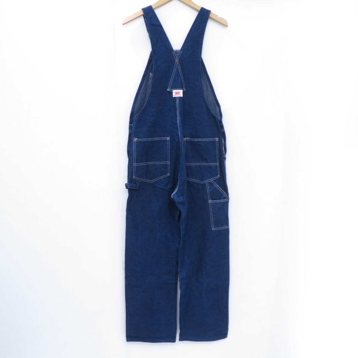 ROUND HOUSE デニムオーバーオール/サロペット古着/W44L30 ROUND HOUSE ラウンドハウス 966 デニム オーバーオール サロペット