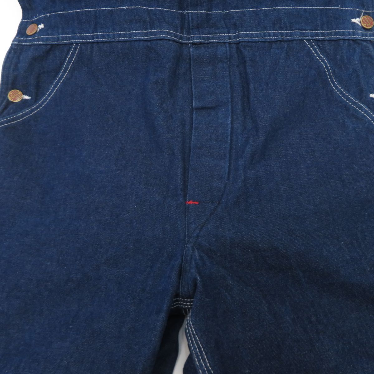 ROUND HOUSE デニムオーバーオール/サロペット古着/W44L30 ROUND HOUSE ラウンドハウス 966 デニム オーバーオール サロペット