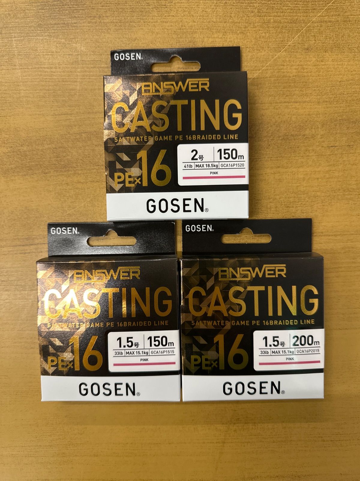 ゴーセン ＡＮＳＷＥＲ ＣＡＳＴＩＮＧ ＰＥ×１６