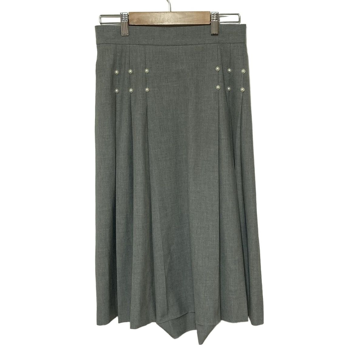 Rene(ルネ) スカート サイズ36 S レディース - ライトグレー ひざ丈