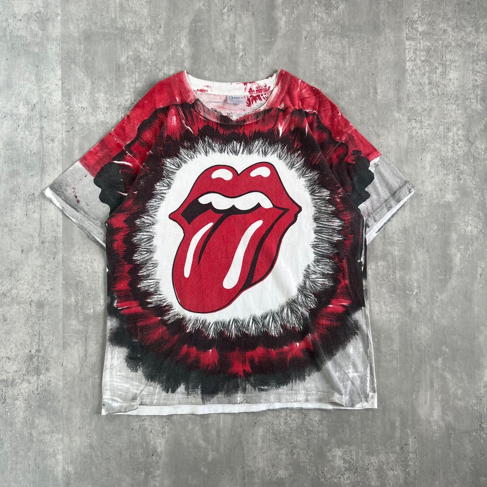 90s The Rolling Stones ローリングストーンズ RAGSボディ タイダイ柄 