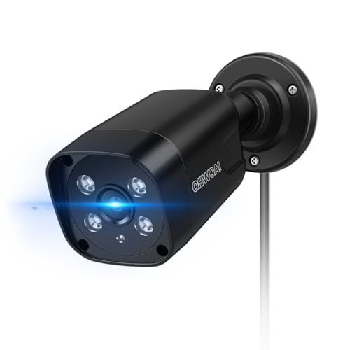 800万画素 双方向通話 4 K 防犯カメラ POE防犯カメラセット 屋外 POE給電 監視カメラ 追加用 有線防犯カメラ 4089 abc 6