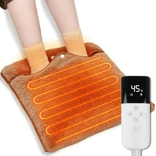 足温器 電気毛布 フットウォーマー ホットマット 足元ヒーター ホットカーペット 電気座布団 ミニ 一人用 切りタイマー付き あったかグッズ 電気暖房 0 f 117 de 9