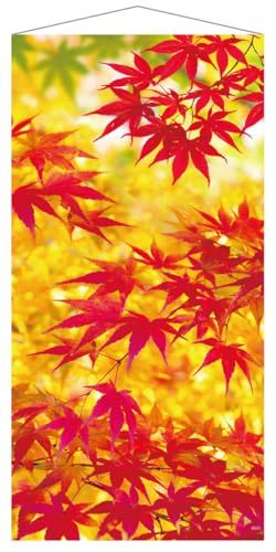 タペストリー 秋 風景 防炎加工 紅葉 大判 パイプひも付き 店舗装飾 SPACE 21 不可 県 配送不可 23 A-65905 BB 8 eae 59 f 7