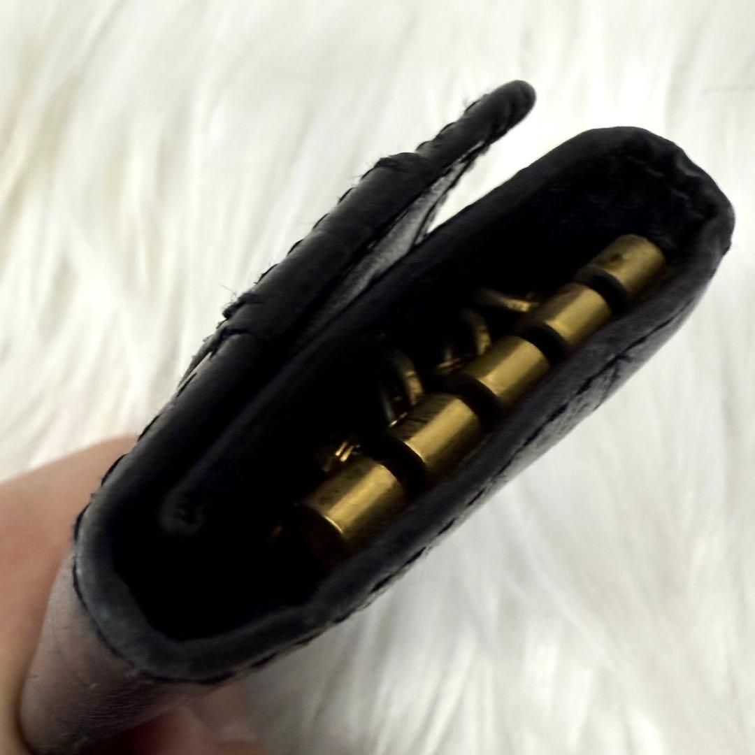 GIANNI VERSACE ジャンニヴェルサーチレザー三つ折りキーケース 太陽神