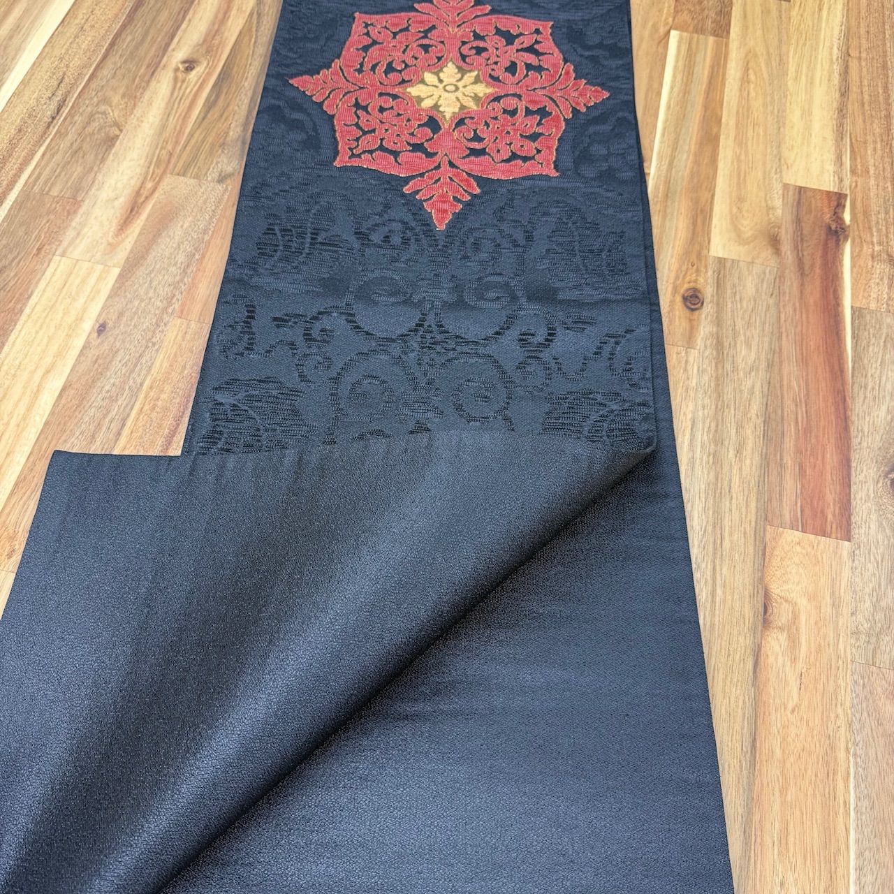  正絹西陣織袋帯 超 お仕立て上がり 正倉院紅華紋 街ゆく粋姿 ハイセンスお洒落帯 袋帯 帯