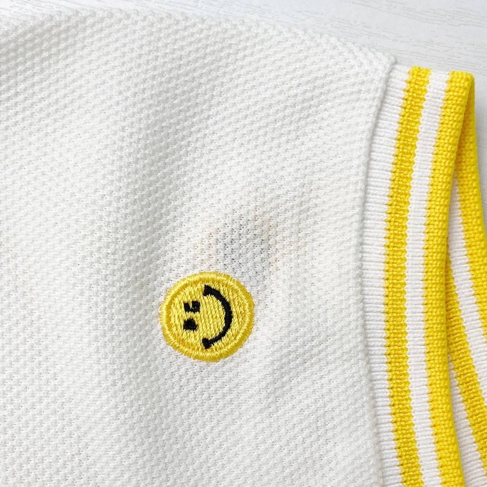 サイズ：0 PEARLY GATES パーリーゲイツ 半袖ポロシャツ ニコちゃん 総