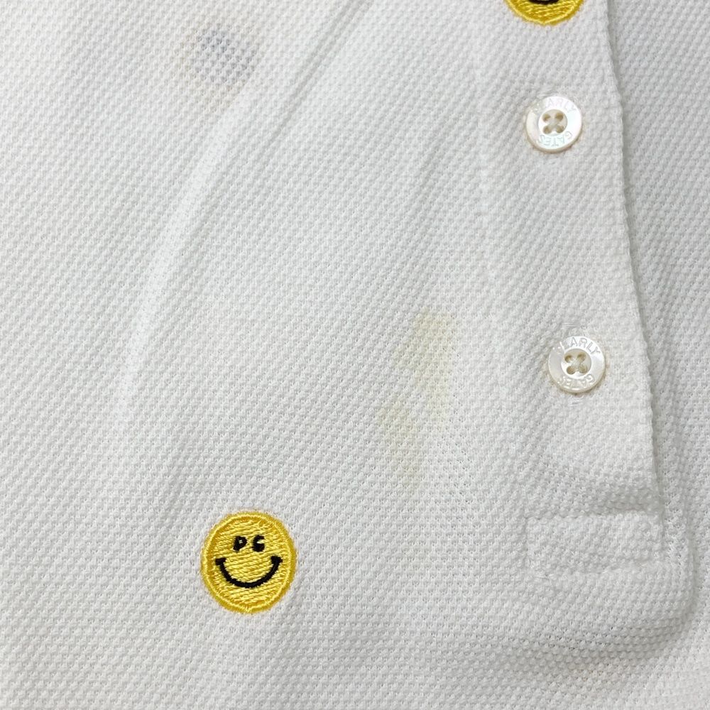 サイズ：0 PEARLY GATES パーリーゲイツ 半袖ポロシャツ ニコちゃん 総