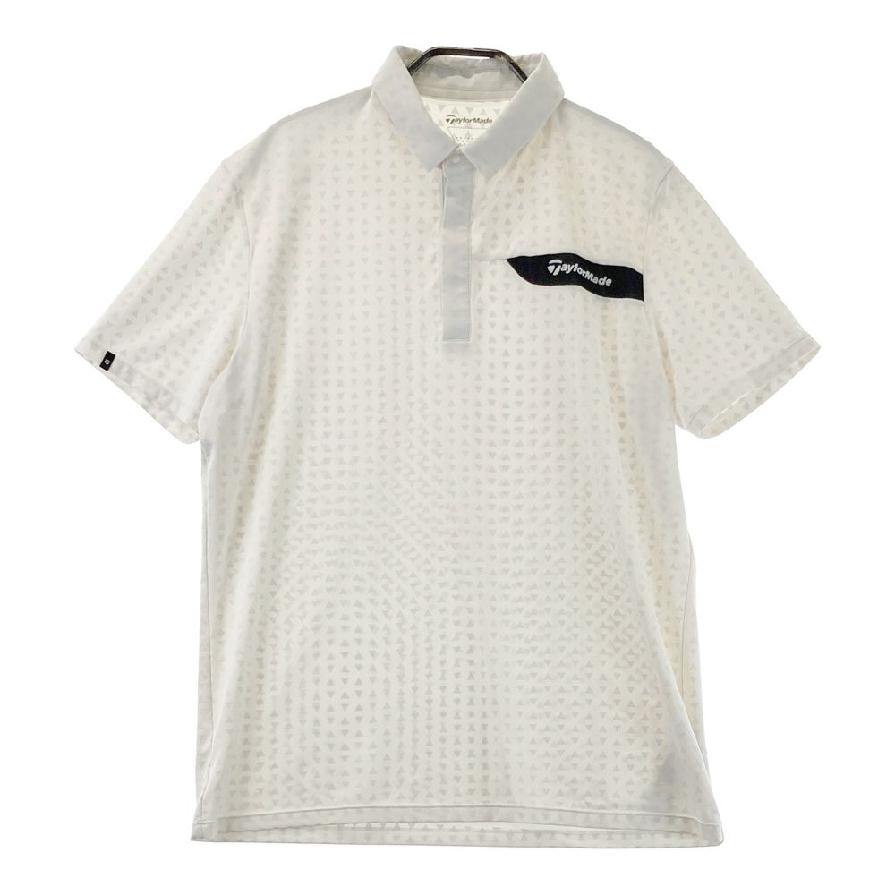サイズ：L TAYLOR MADE テーラーメイド 半袖ポロシャツ ホワイト系