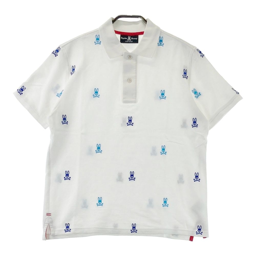 Psycho Bunny 刺繍　半袖　ポロシャツ　洗える　大きいサイズ Psycho Bunny 刺繍 半袖 ポロシャツ 洗える 大きいサイズ Bunny Psycho