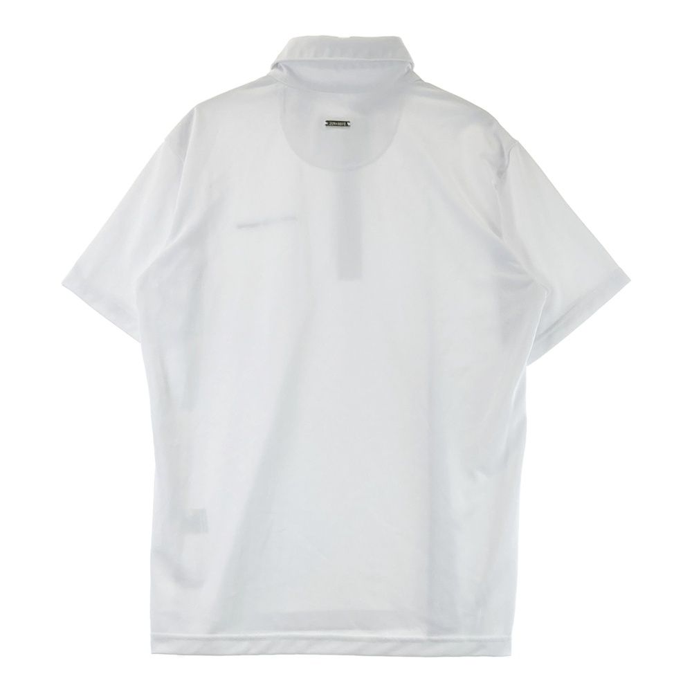 サイズ L JUN ROPE ジュン アンド ロペ 半袖ポロシャツ ホワイト系 ゴルフウェア メンズ ストスト