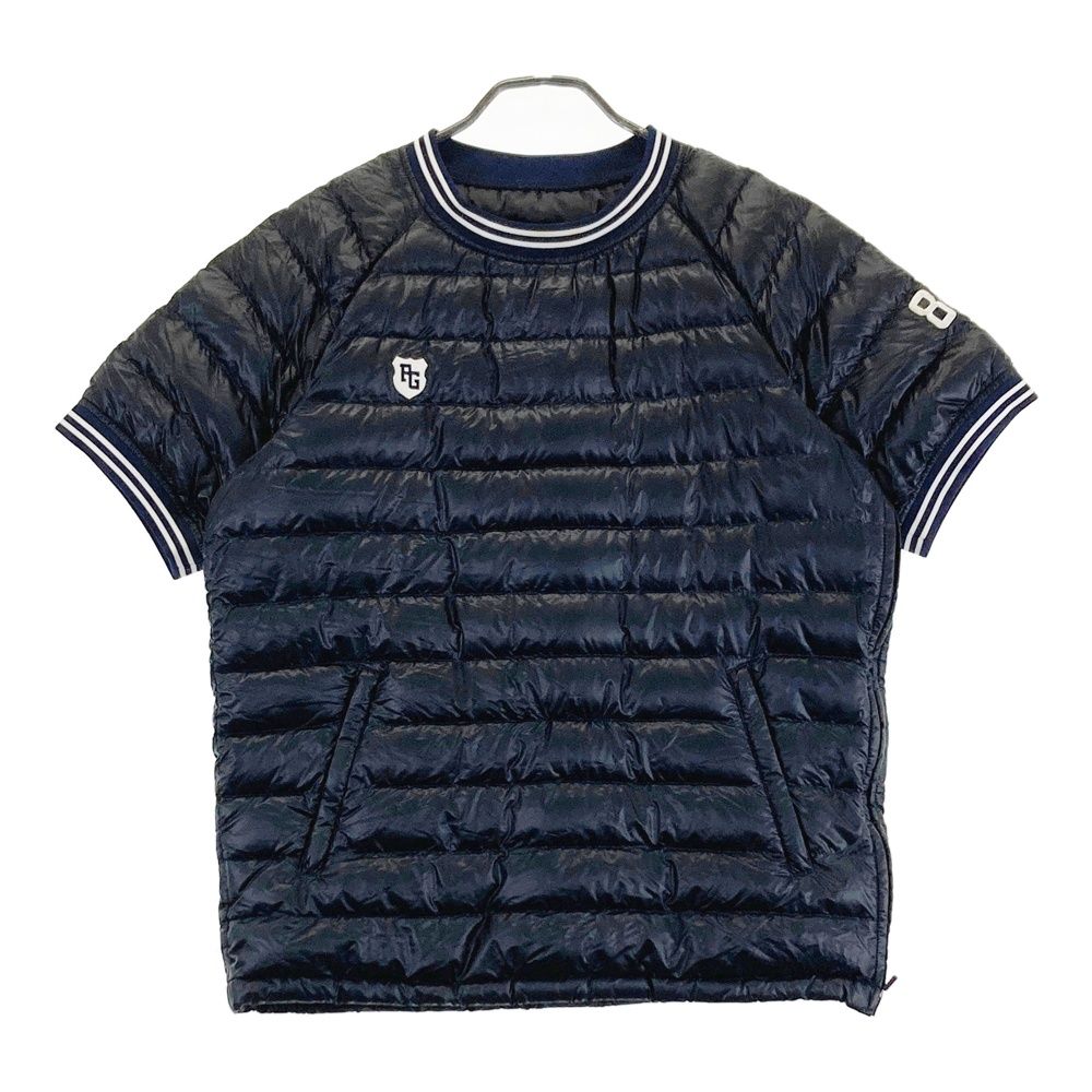 サイズ 5 PEARLY GATES パーリーゲイツ 半袖ダウンジャケット ブラック系 ゴルフウェア メンズ ストスト