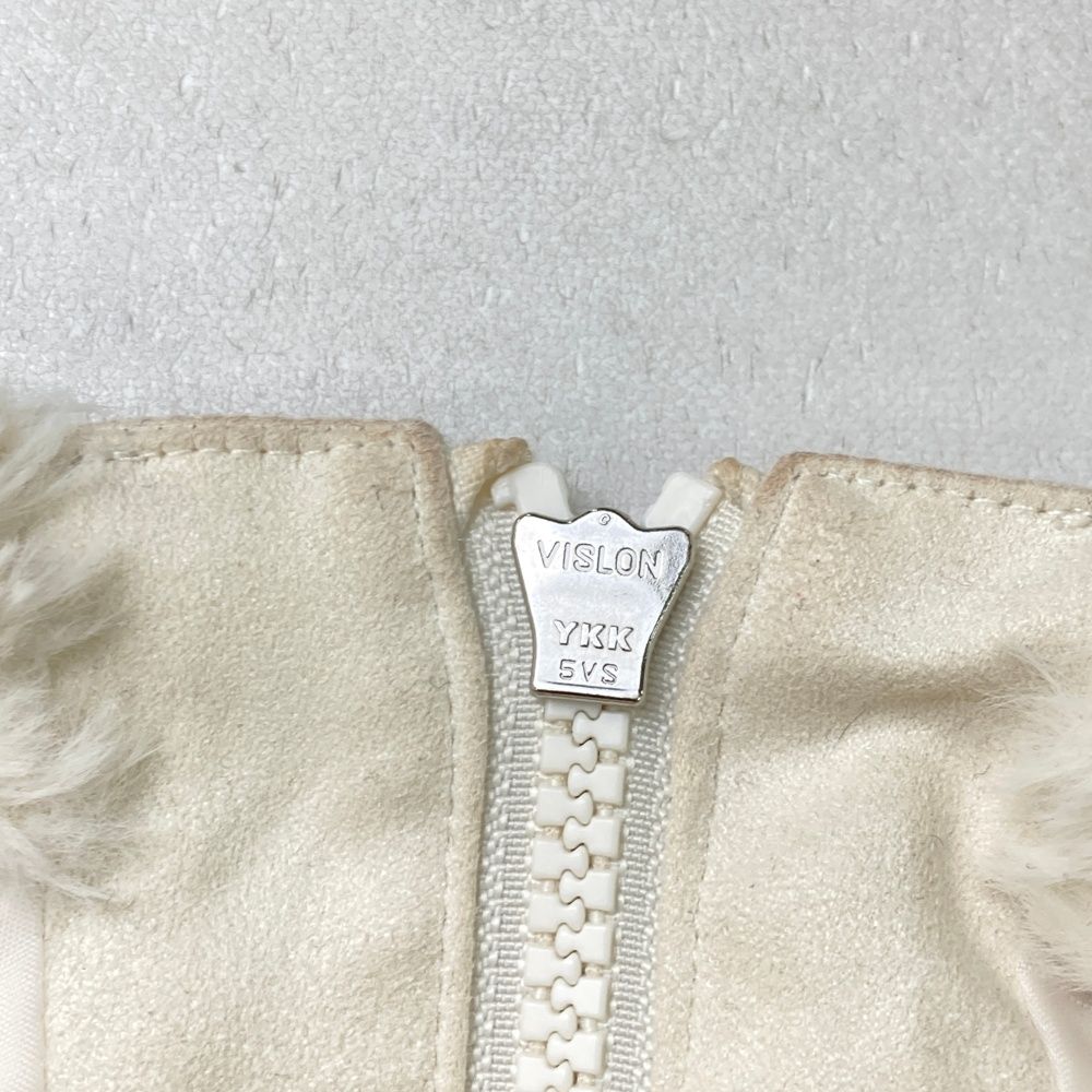 サイズ：LL CALLAWAY キャロウェイ フード付 ファーベスト ホワイト系