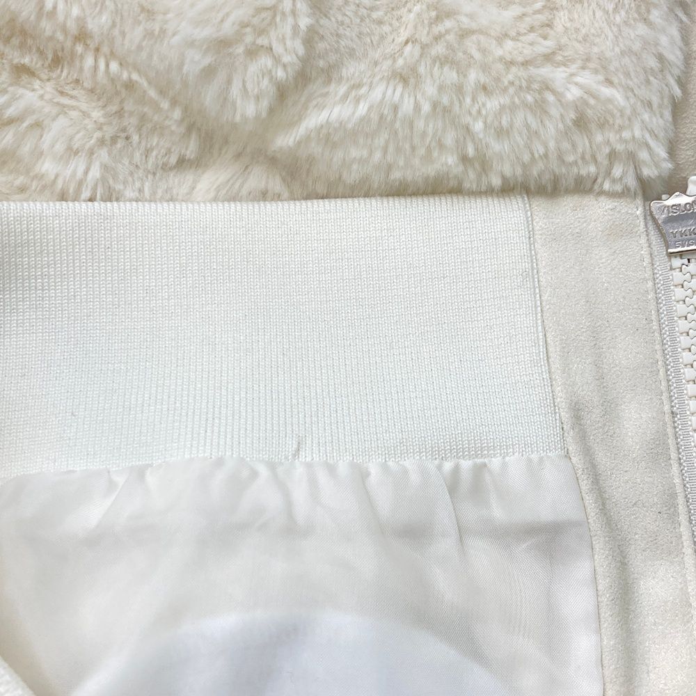 サイズ：LL CALLAWAY キャロウェイ フード付 ファーベスト ホワイト系