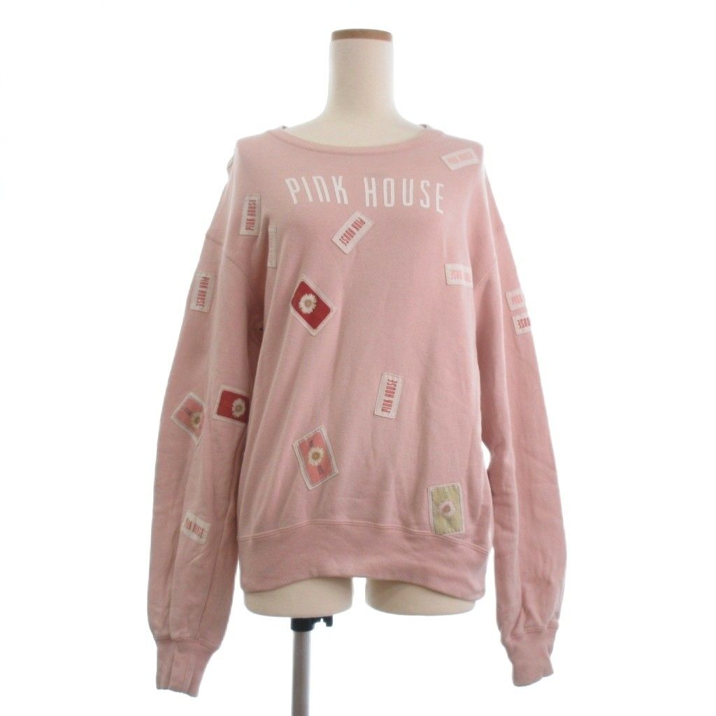 ピンクハウス PINK HOUSE ヴィンテージ トレーナー スウェット 長袖 裏