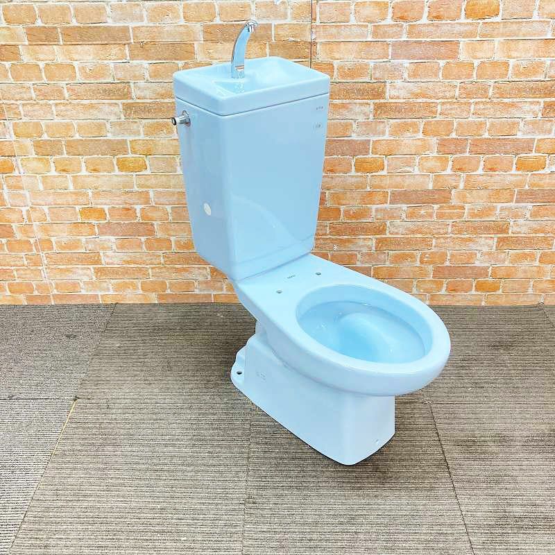 品 TOTO トイレ 洋式便器 床下排水 C 770 排水芯200 mm とタンク S 771 B のセット SM 2 パステルブルー 61 L