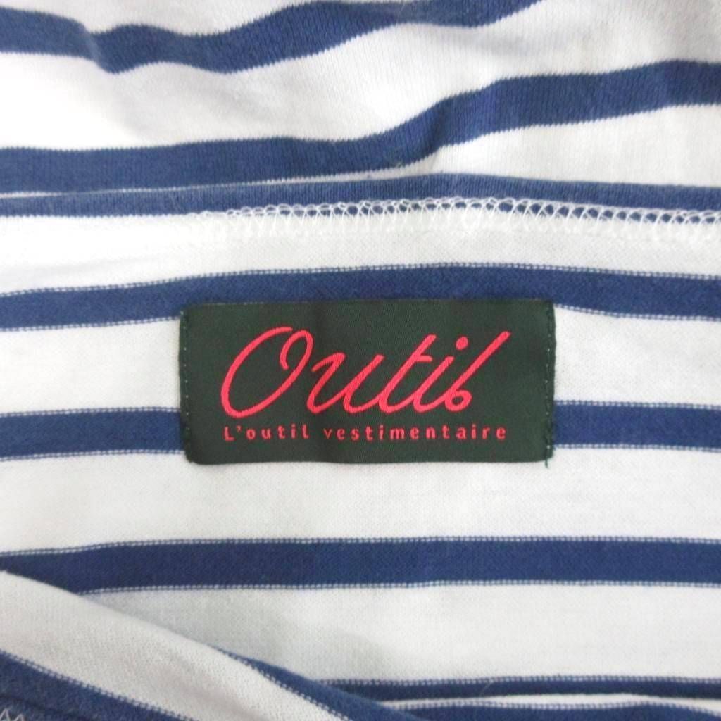 ウティ OUTIL バスクシャツ Tシャツ カットソー 長袖 ボーダー