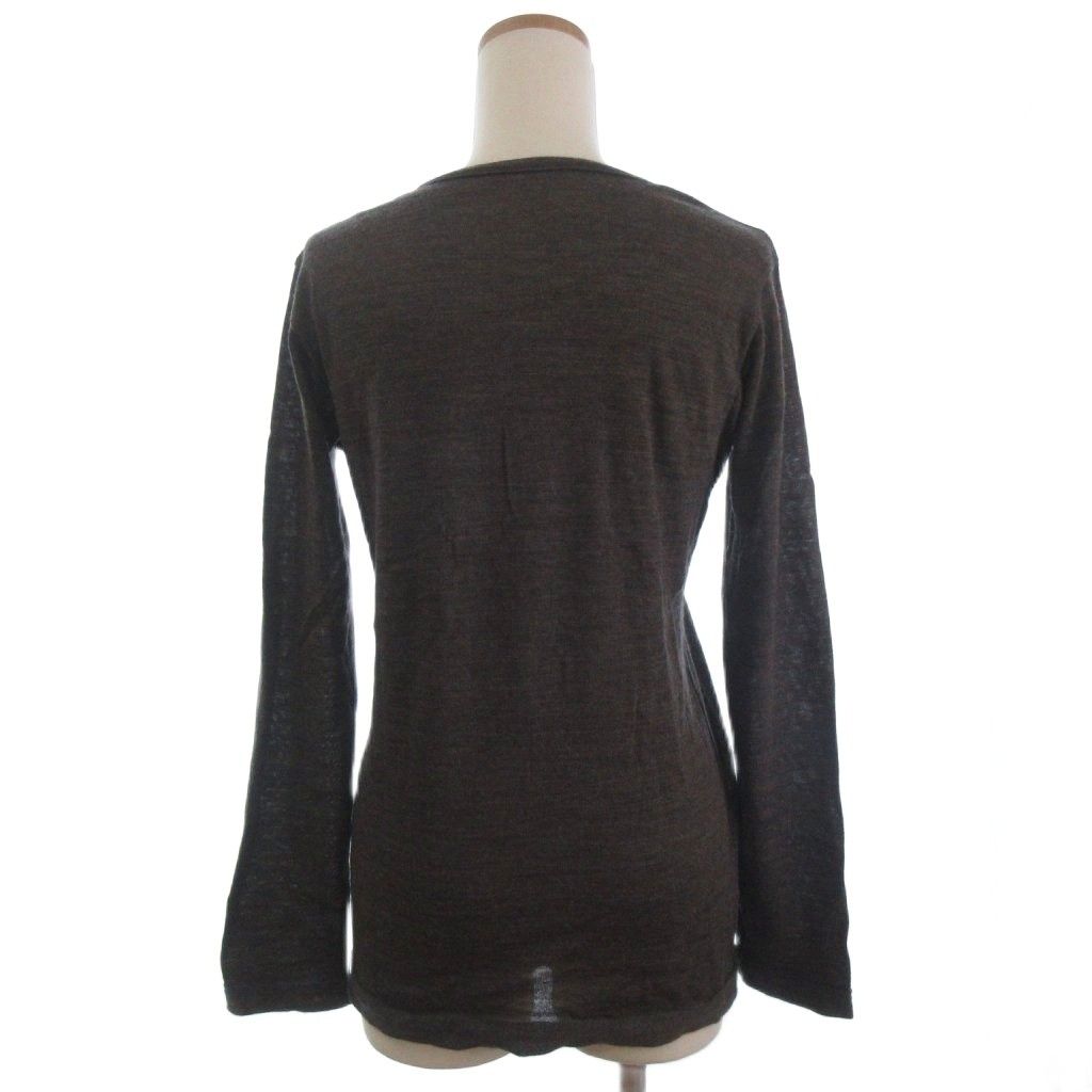 ワイズ Y's ヨウジヤマモト ニットカーディガン 長袖 ウール 茶系