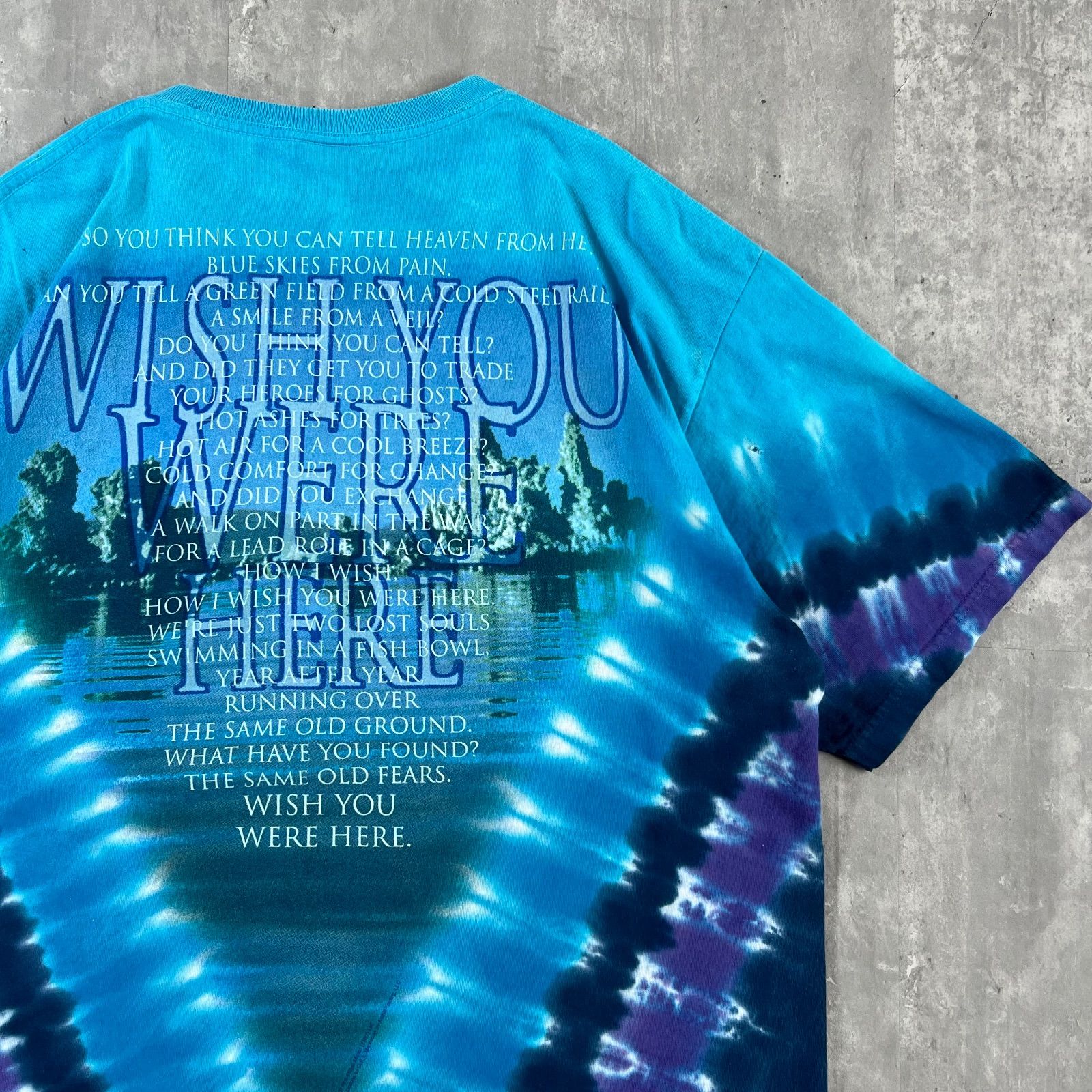 00s LIQUID BLUE Pink Floyd ピンクフロイド WISH YOU WERE HERE