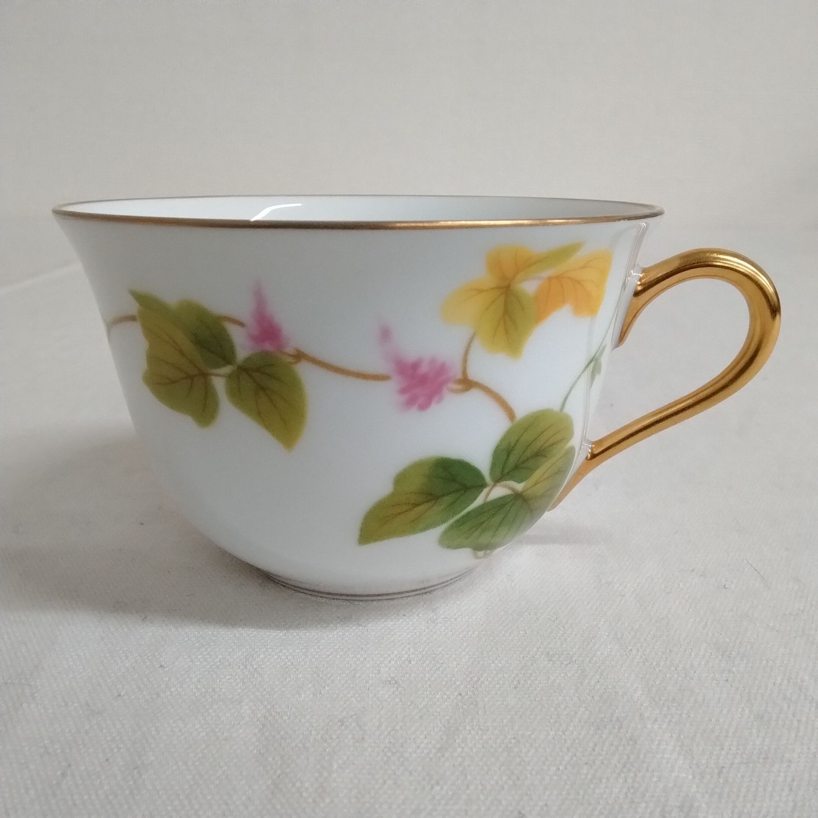 大倉陶園&フランクリンポーセリン限定コラボ カップ&ソーサー 日本花の