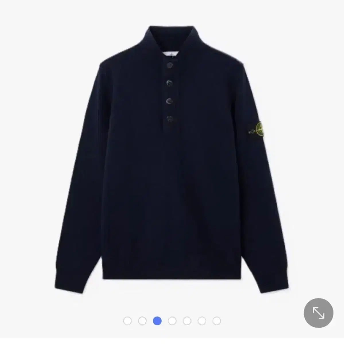 正規品)STONE ISLAND ストーンアイランド ネイビー ハーフジップ