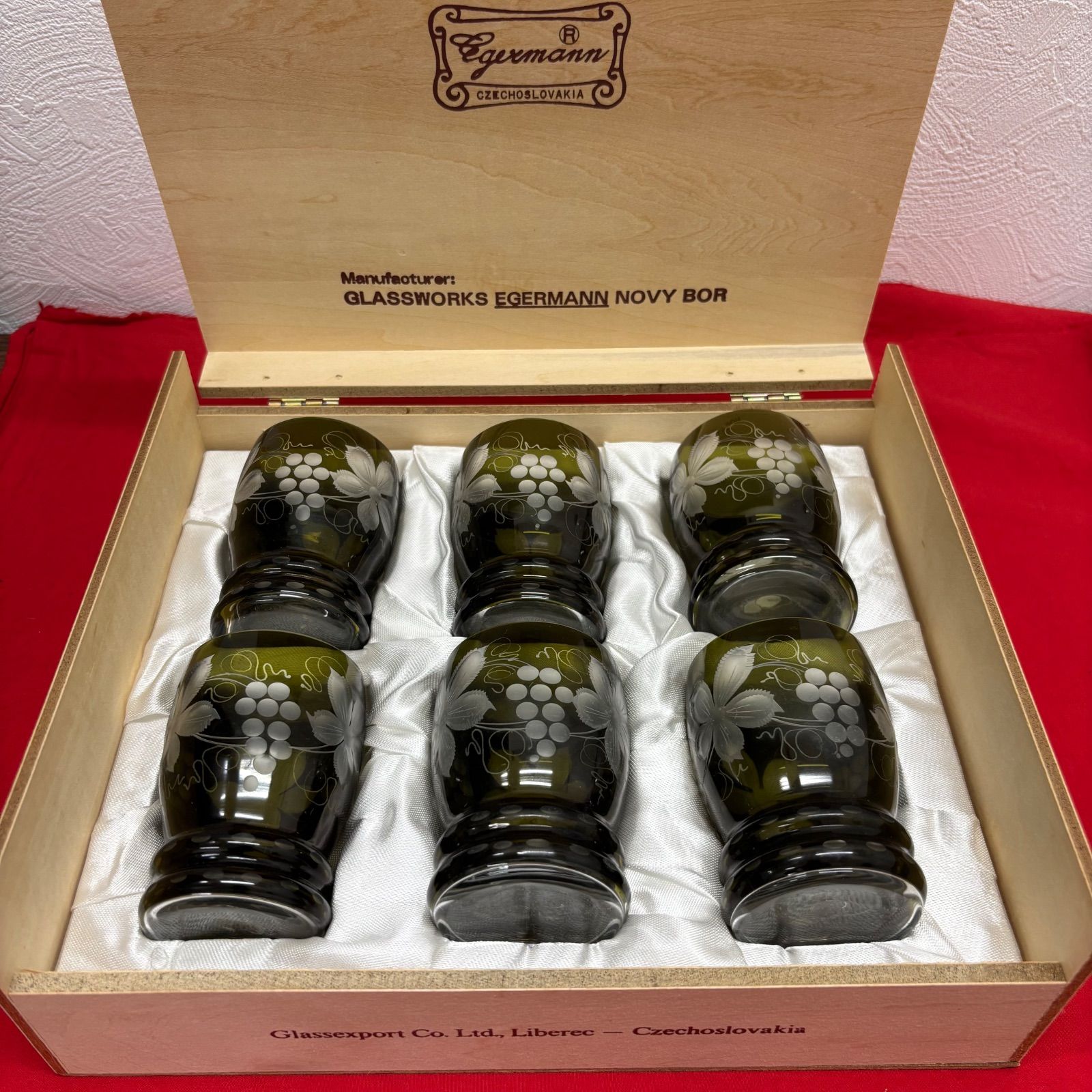 新品 エーゲルマン ボヘミアグラス セット ケース EGERMANN - メルカリ