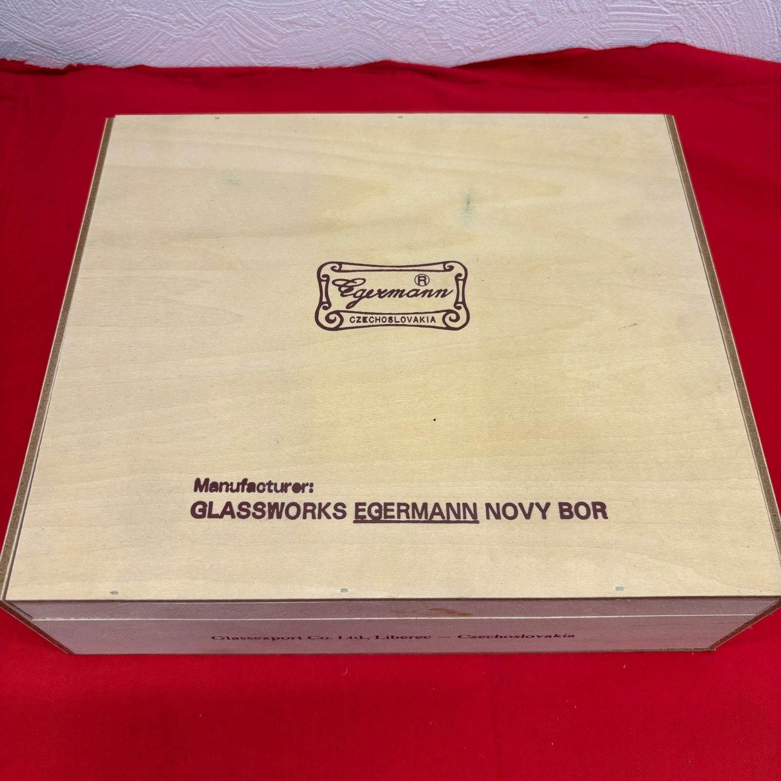 エーゲルマン ボヘミアグラス セット ケース EGERMANN