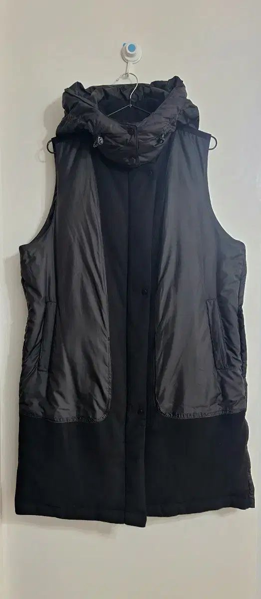 ディデム グースダウン フード ロングベスト 66