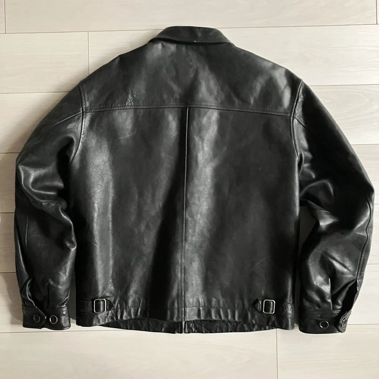 90s～ GAP レザージャケット 本革 ブラック キルティングライナー M