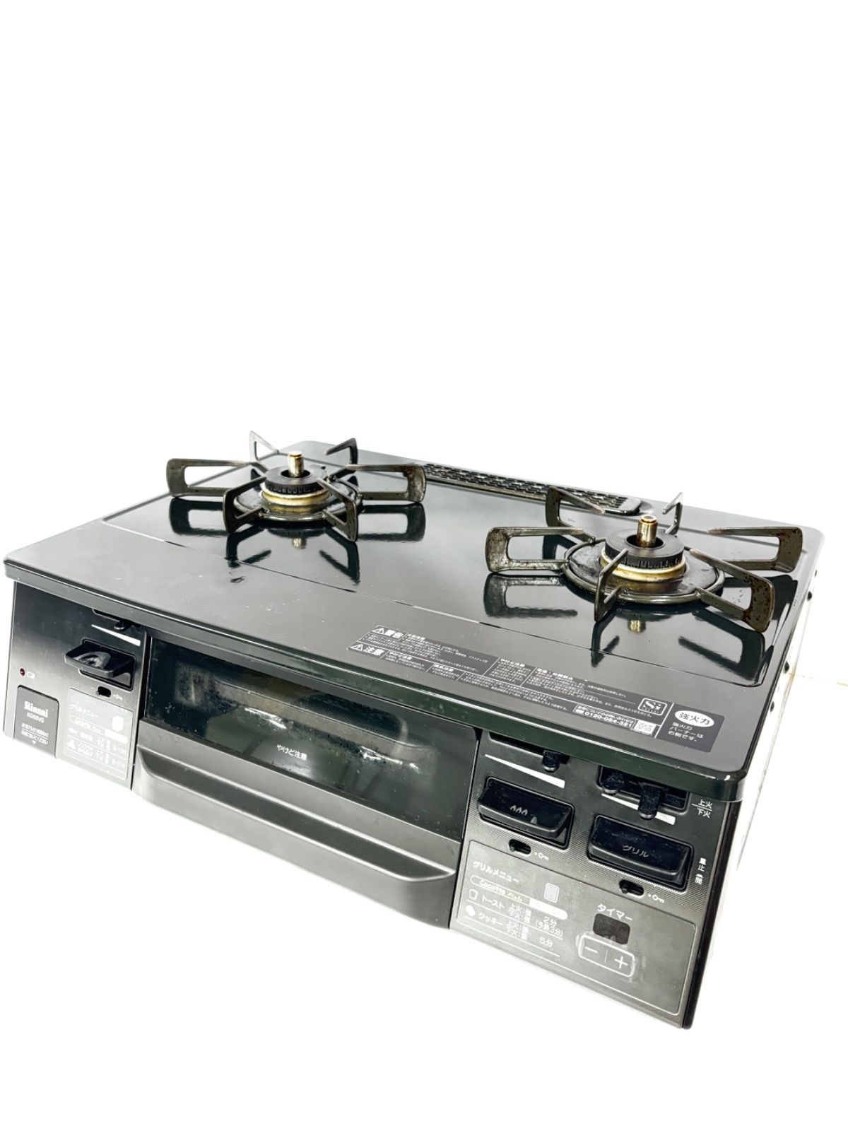 Rinnai リンナイ ガステーブル KG 66 VGR 製 都市ガス 右強火力 グリル付き
