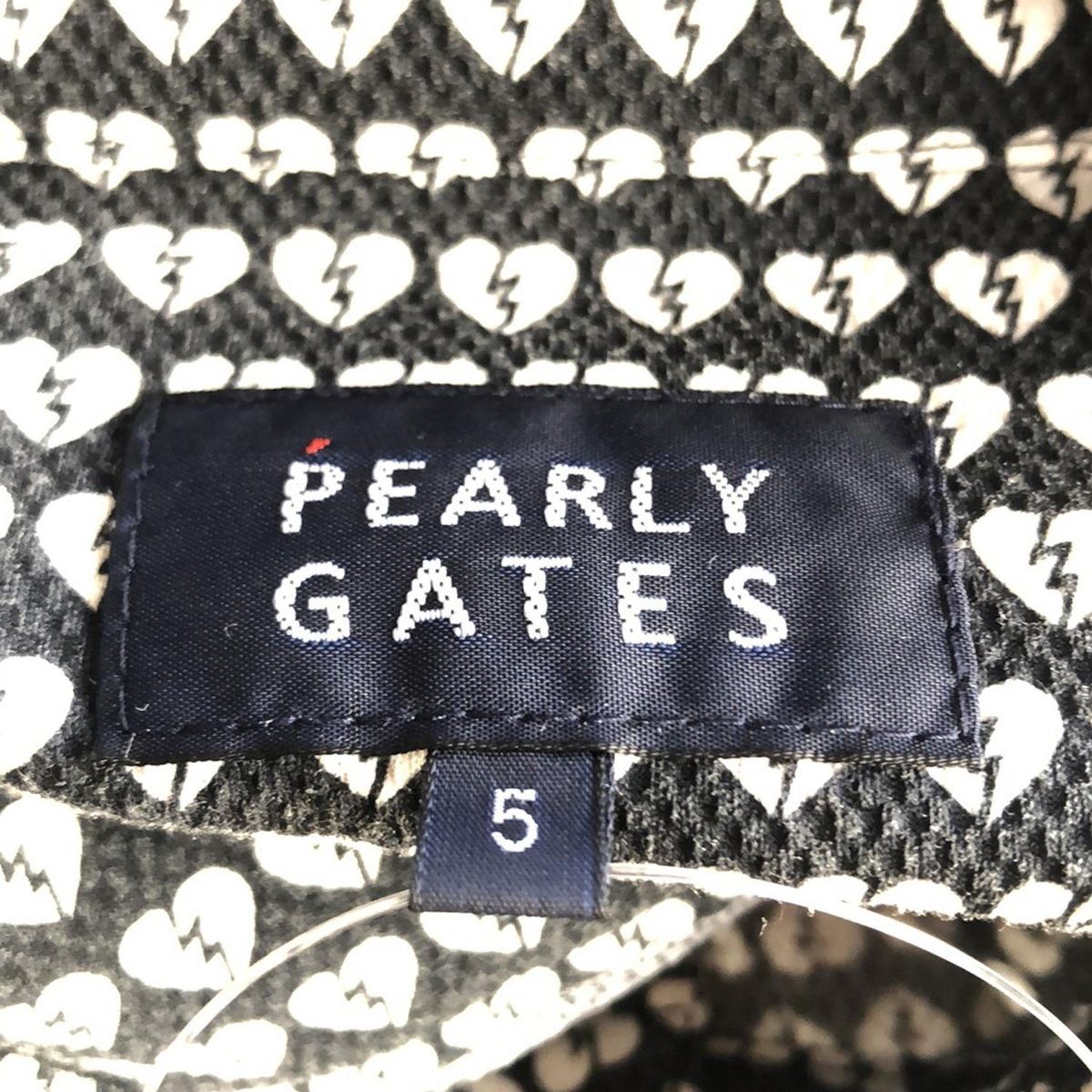 PEARLY GATES(パーリーゲイツ) 半袖ポロシャツ サイズ5 XL メンズ - 黒