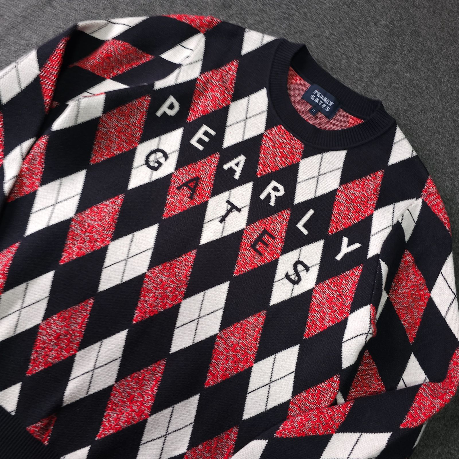 PEARLY GATES】パーリーゲイツ 秋冬 長袖ゴルフニットセーター 0 S