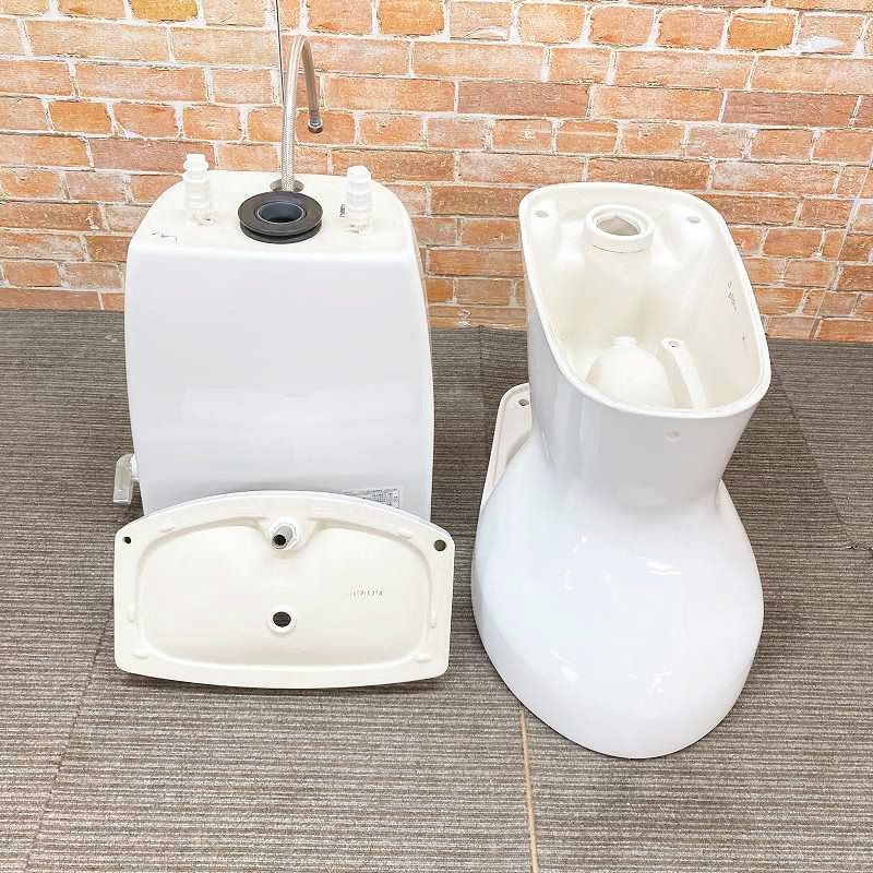  品 TOTO トイレ 洋式便器 床下排水 CS 370 排水芯200 mm とタンク のセット NW 1 ホワイト 53 L トイレ 住宅設備