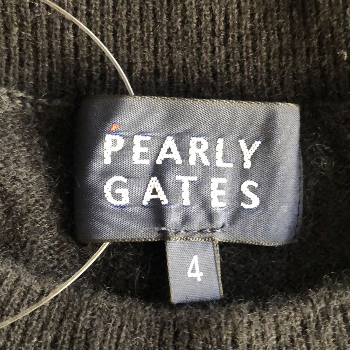 PEARLY GATES(パーリーゲイツ) 長袖セーター サイズ4 XL メンズ - 黒