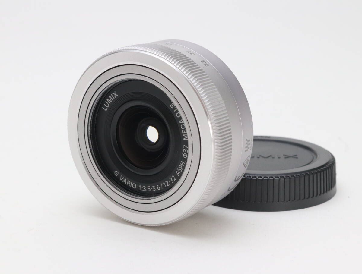 AB Panasonic パナソニック LUMIX G VARIO 12-32 mm F 3.5-5.6 ASPH. MEGA O.I.S. シルバー H-FS 12032-S 初期不良 対応 111-190