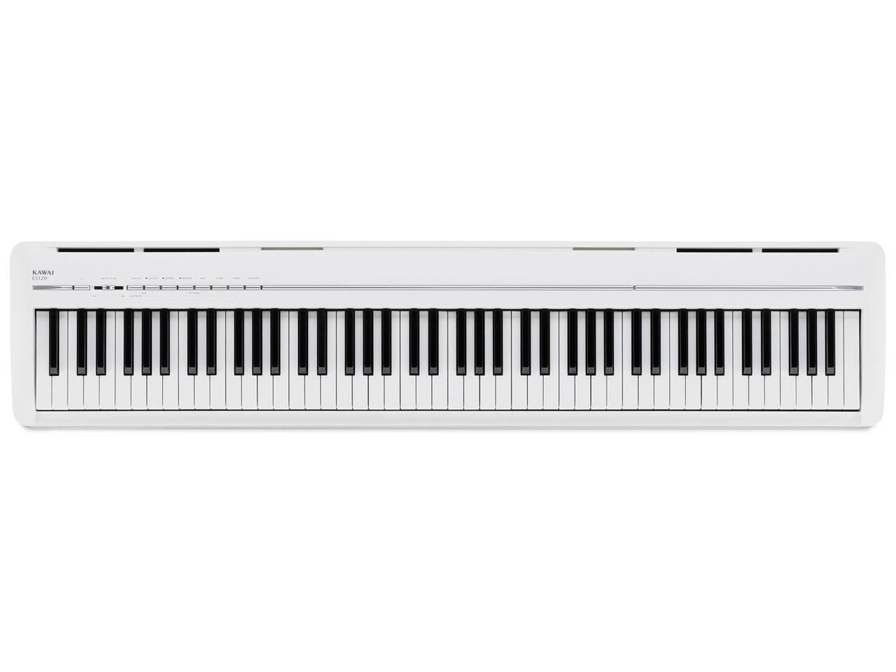ES 120 電子ピアノ ホワイト W 88鍵盤
