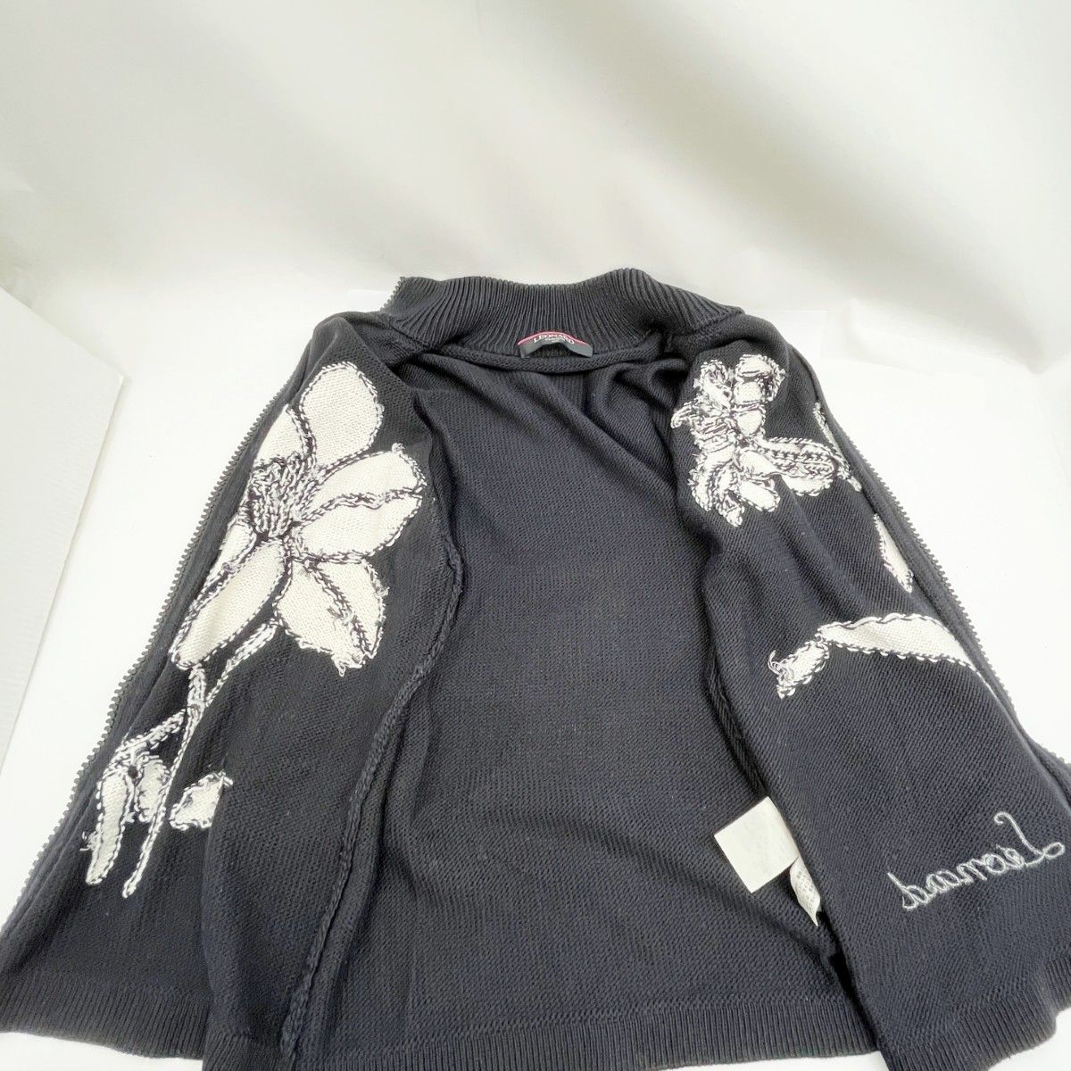 ◇◇LEONARD レオナール ニットカーディガン 花柄 Mサイズ レディース