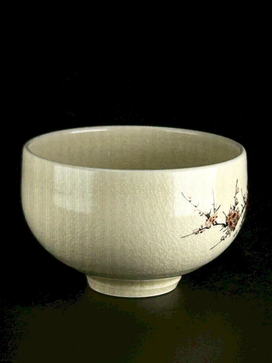 幽玄】薩摩焼 白薩摩 古薩摩 色絵 金彩 茶道具 茶器 抹茶碗 - メルカリ