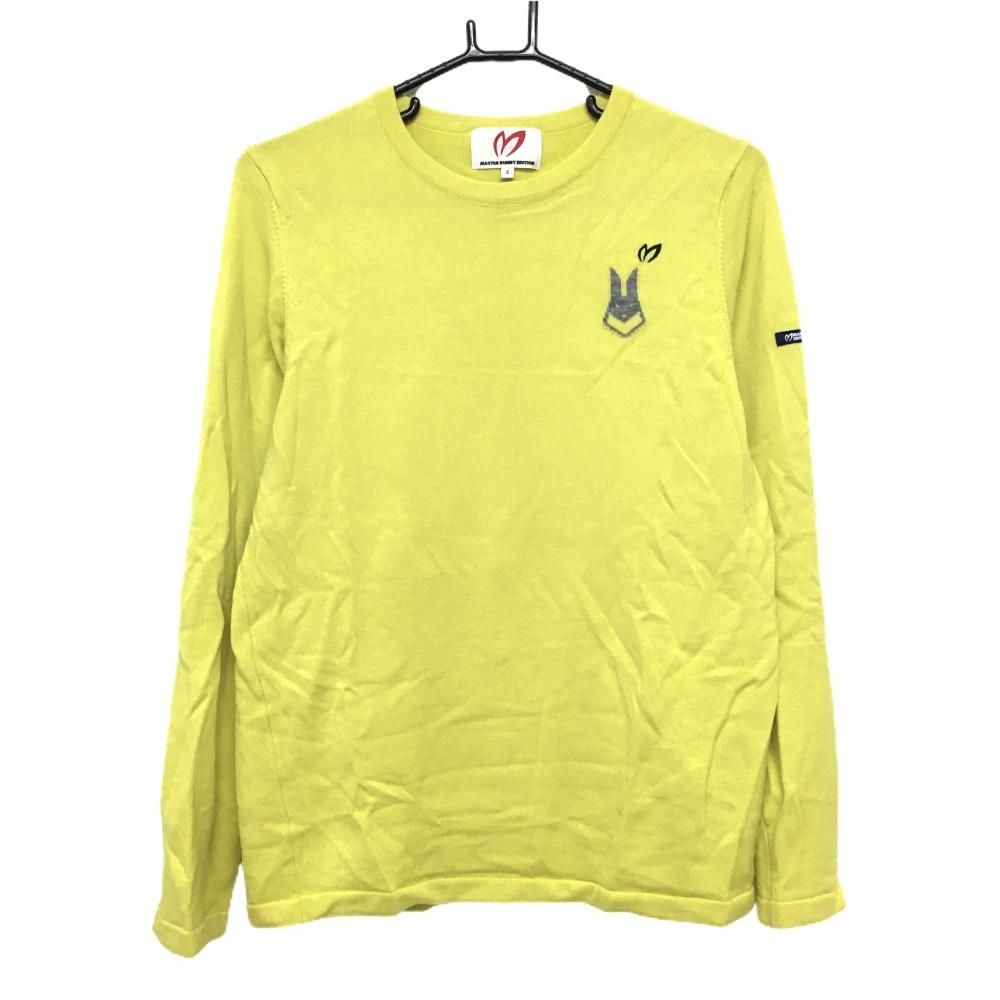 美品】マスターバニー セーター イエロー系 ニット ウール100