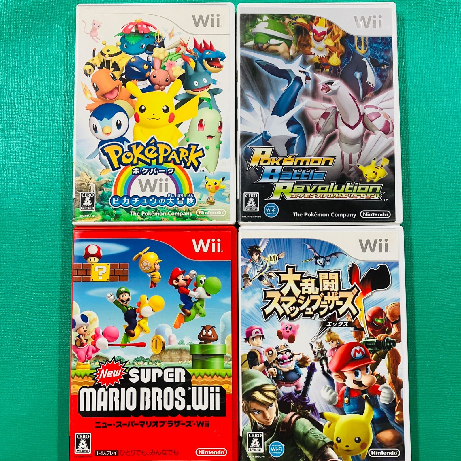 4点セット】Wii ポケパーク ピカチュウの大冒険ポケモンバトル