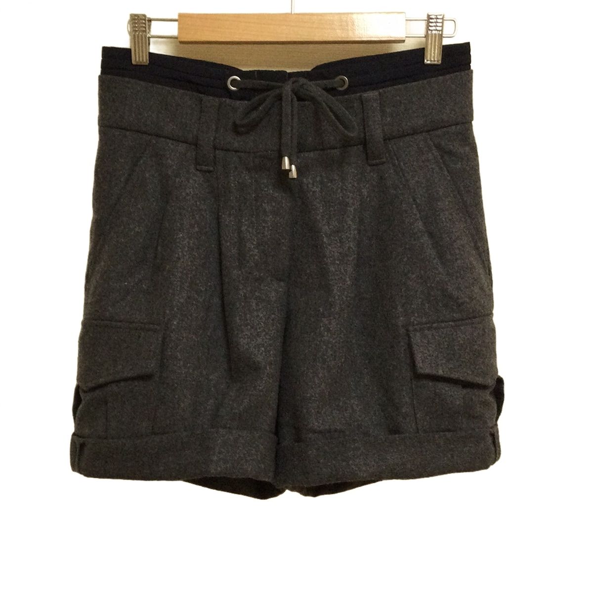 ブルネロクチネリ ショートパンツ サイズ38 S レディース ダークグレー ダークネイビー