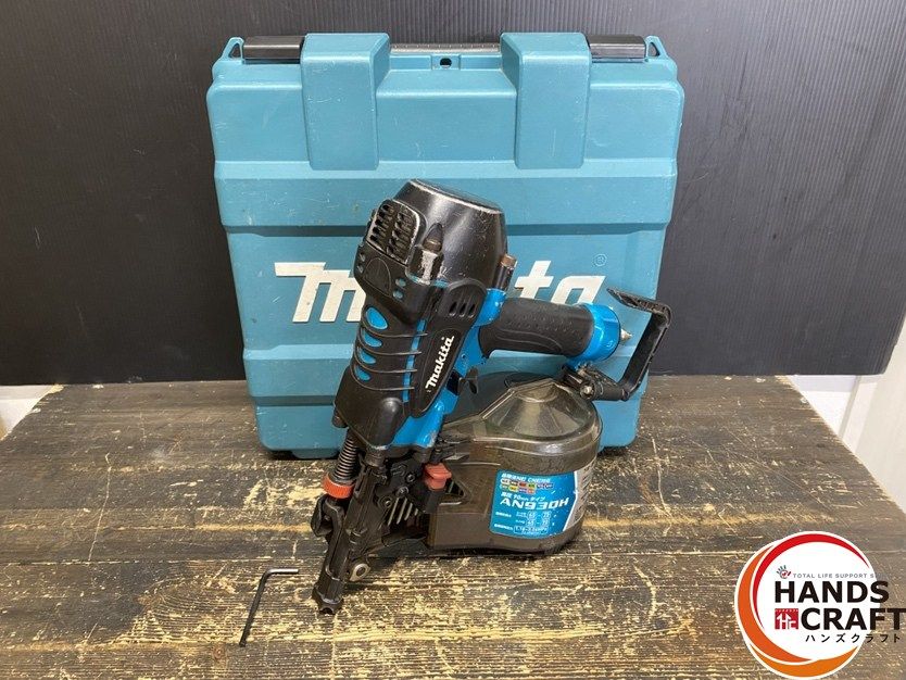 品 makita マキタ AN 930 HM 高圧エア釘打 使用空気圧力 1.18-2.26 MPa 使用釘 ワイヤ釘45-90 mm シート釘45-75 ケース付