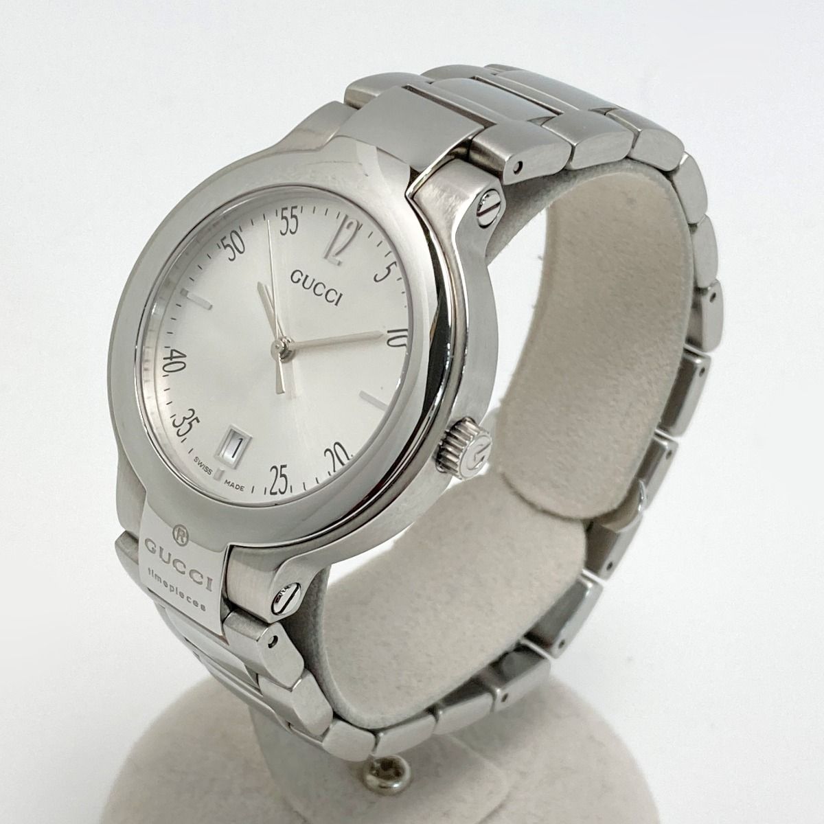 GUCCI グッチ デイト ステンレススチール 8900M シルバー クォーツ