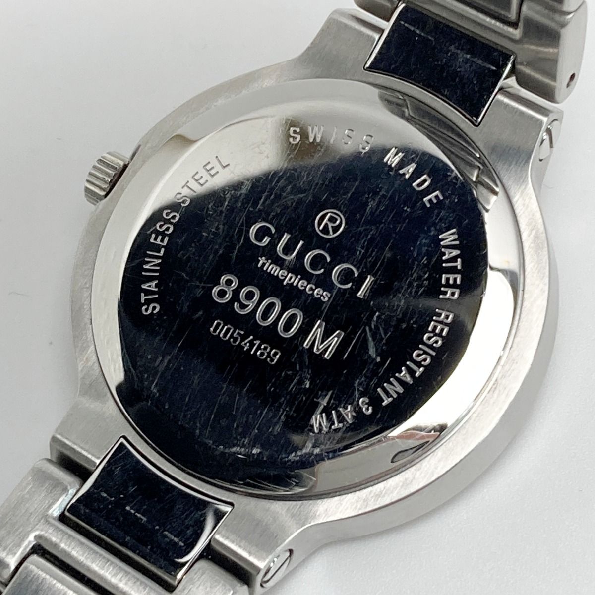 GUCCI グッチ デイト ステンレススチール 8900M シルバー クォーツ