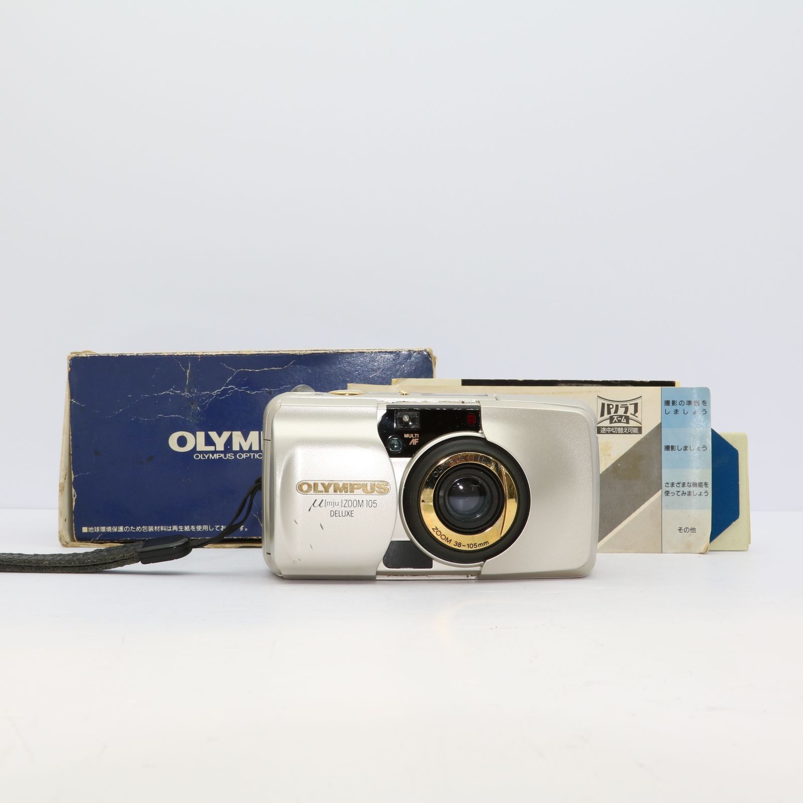 完動品】OLYMPUS μ ZOOM 105 DELUXE フィルムカメラ 動作確認済み